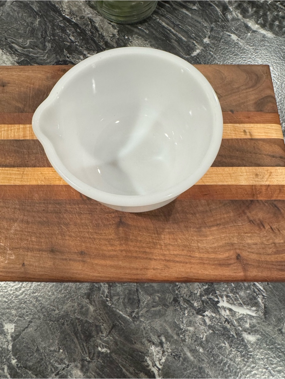 Vintage Small Milk Glass Mixing Bowl